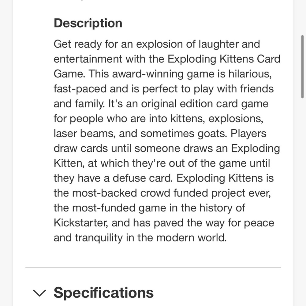 Exploding Kittens Original Edition Game - Picture 2 of 7